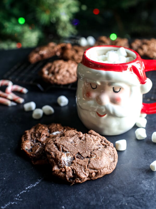 These Peppermint Hot Cocoa Cookies are incredibly tasty and make you feel like you are sipping on your favorite holiday drink!