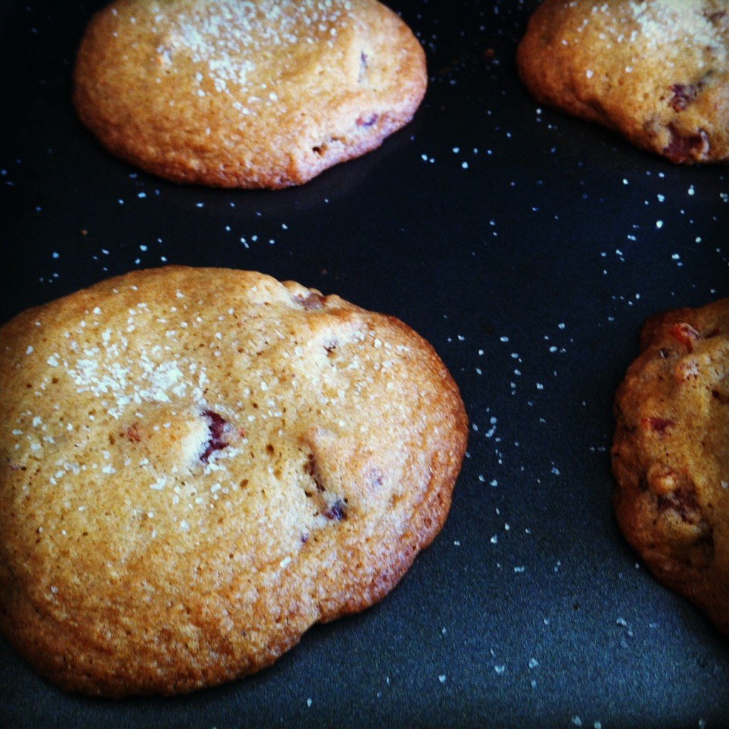 Yummy maple bacon cookies that will knock your socks off at the holidays!