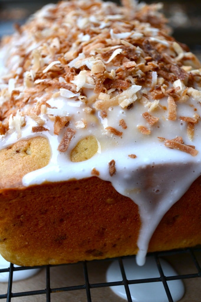 This Toasted Coconut Pound Cake is perfectly moist and packed with toasted coconut flavor!