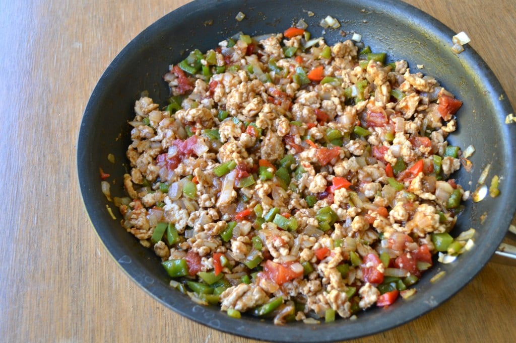 These Turkey Fajitas Sloppy Joe Style are so easy and so tasty but have a much lower fat content than traditional sloppy joes!