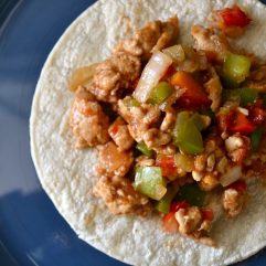 These Turkey Fajitas Sloppy Joe Style are so easy and so tasty but have a much lower fat content than traditional sloppy joes!