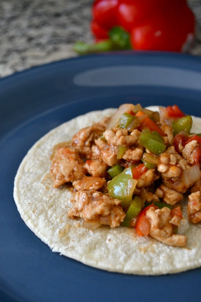 These Turkey Fajitas Sloppy Joe Style are so easy and so tasty but have a much lower fat content than traditional sloppy joes!