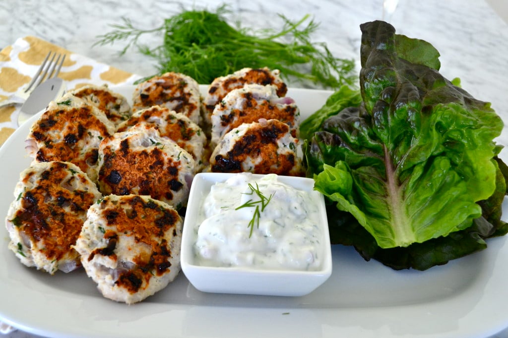 Greek Lettuce Wrapped Turkey Sliders