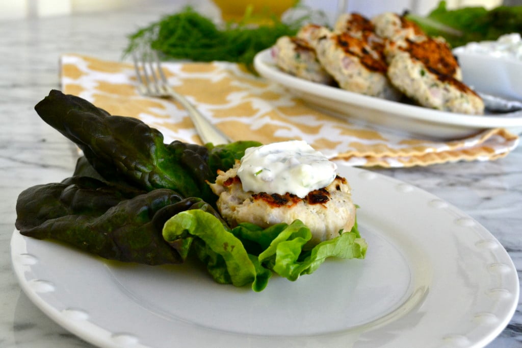 Greek Lettuce Wrapped Turkey Sliders 3