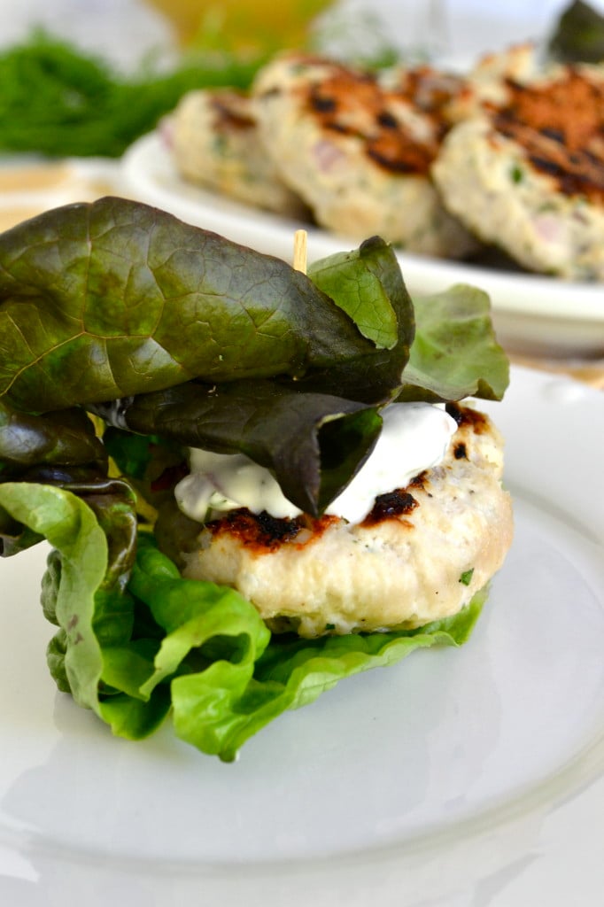 Greek Lettuce Wrapped Turkey Sliders 4