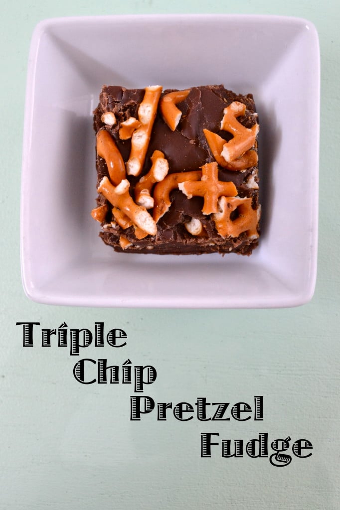 Trip Chip Pretzel Fudge