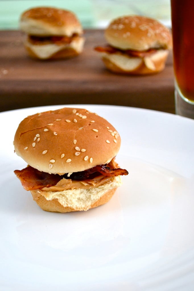 Peanut Butter, Jelly & Bacon Sliders