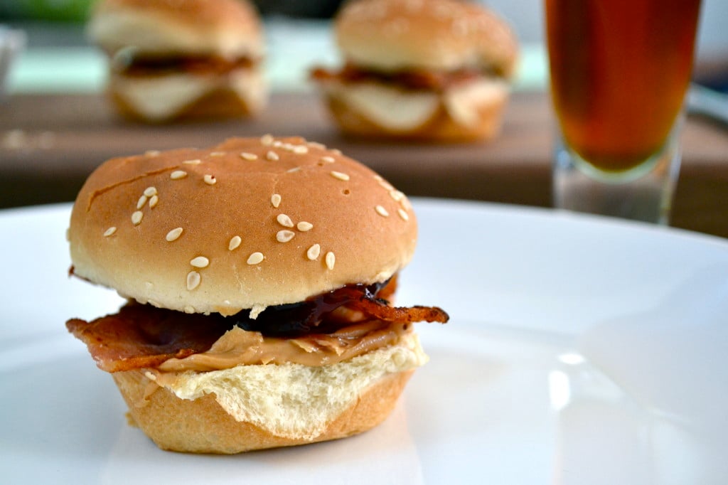 Peanut Butter, Jelly & Bacon Sliders