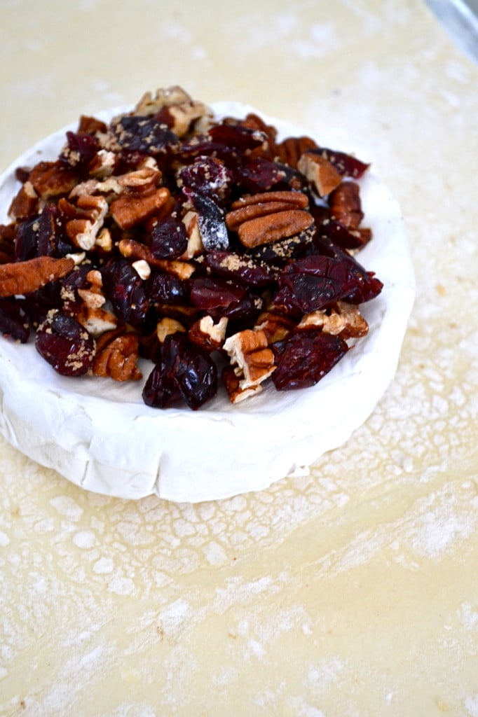 Pecan & Cranberry Pastry Wrapped Brie