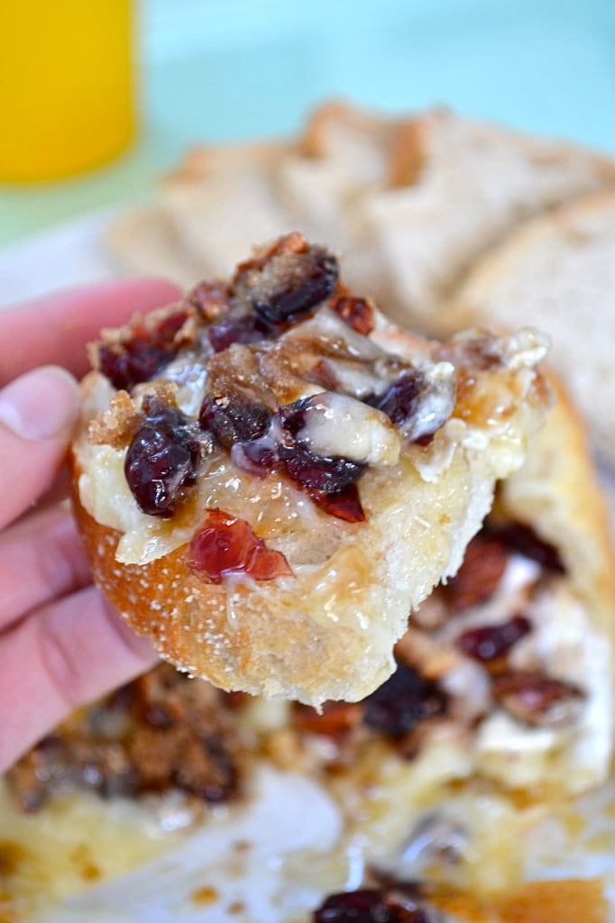 Pecan & Cranberry Pastry Wrapped Brie