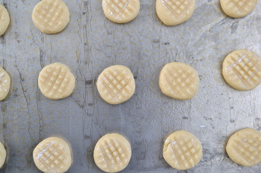 Chocolate Dipped Lemon Cloud Cookies