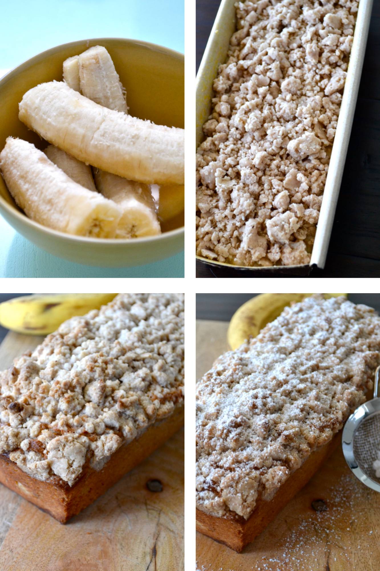 This Cinnamon Crumb Banana Bread is the perfect loaf to make any time of the year!