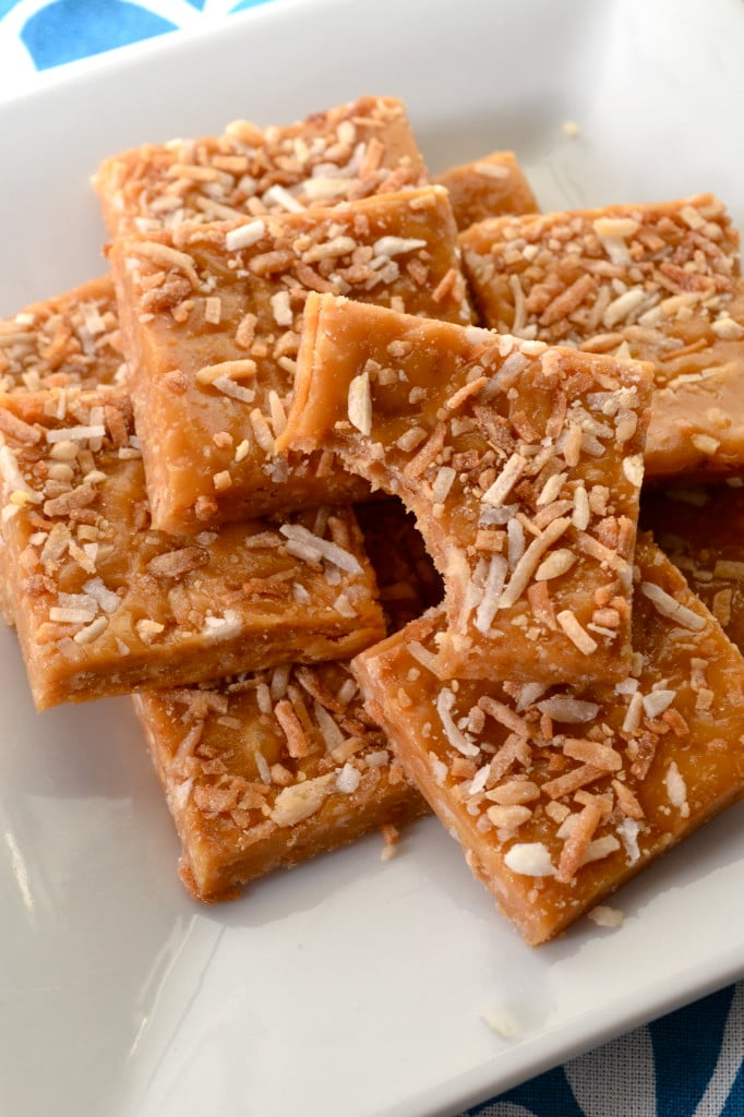 Easy Toasted Coconut Caramels