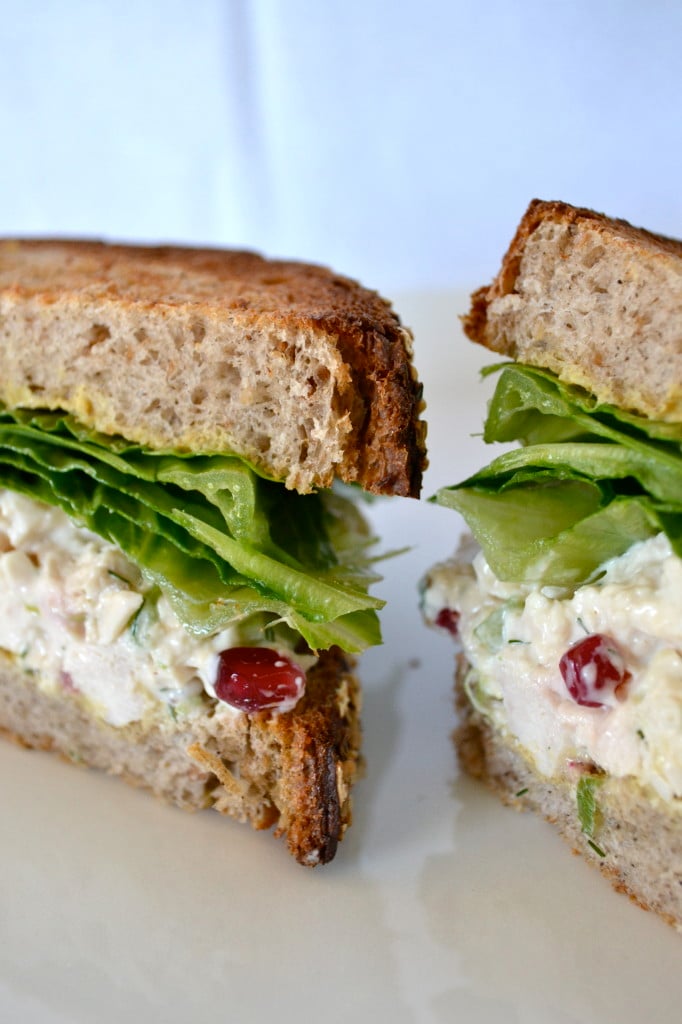 Pomegranate Chicken Salad