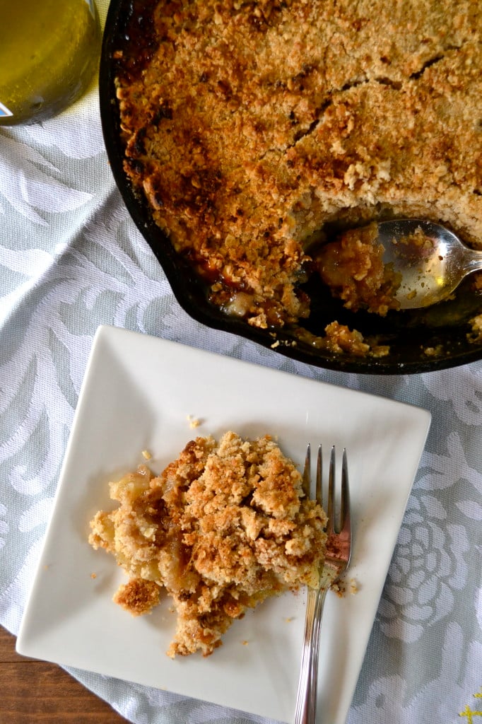 White Wine Apple Crisp