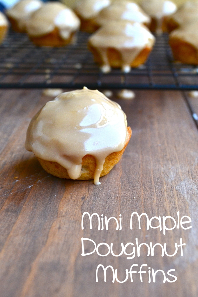 Mini Maple Doughnut Muffins