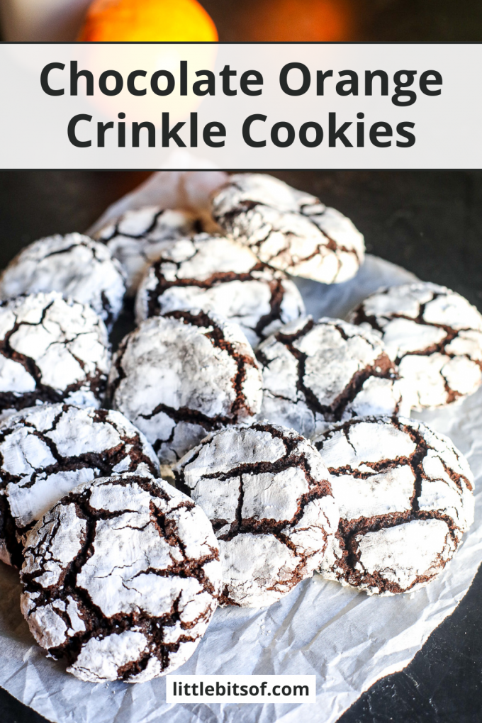 These Chocolate Orange Crinkle Cookies are the the perfect christmas cookie that are super easy to make!