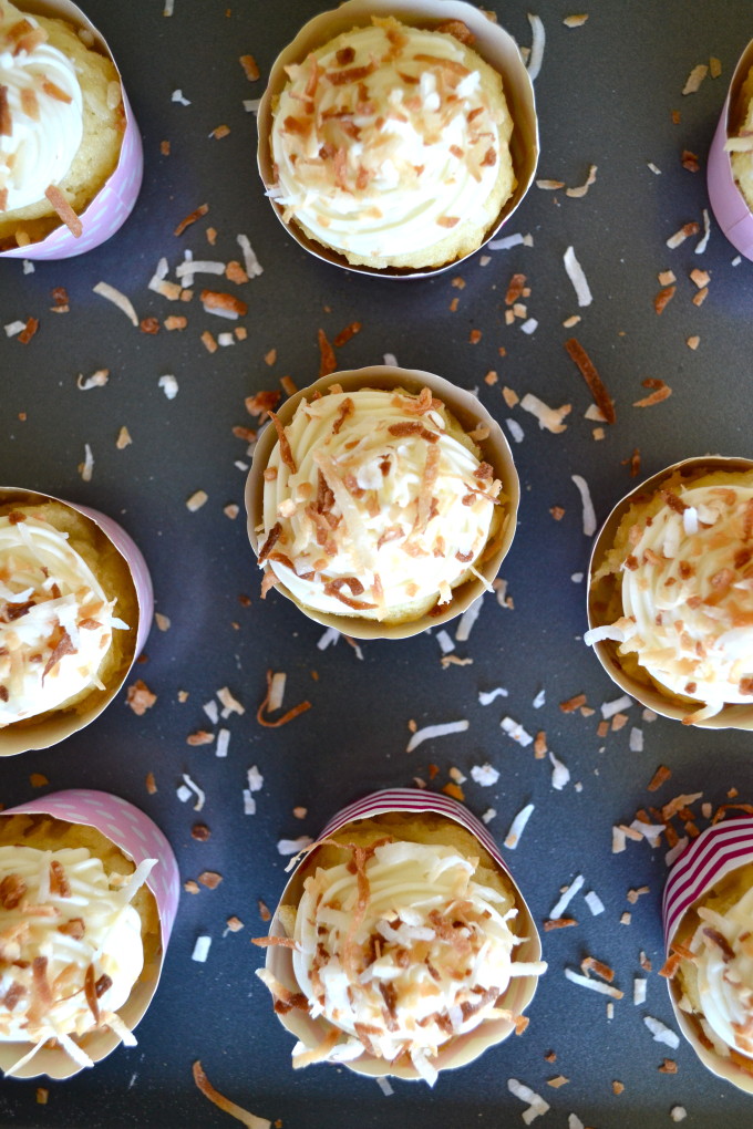 Toasted Coconut Cupcakes