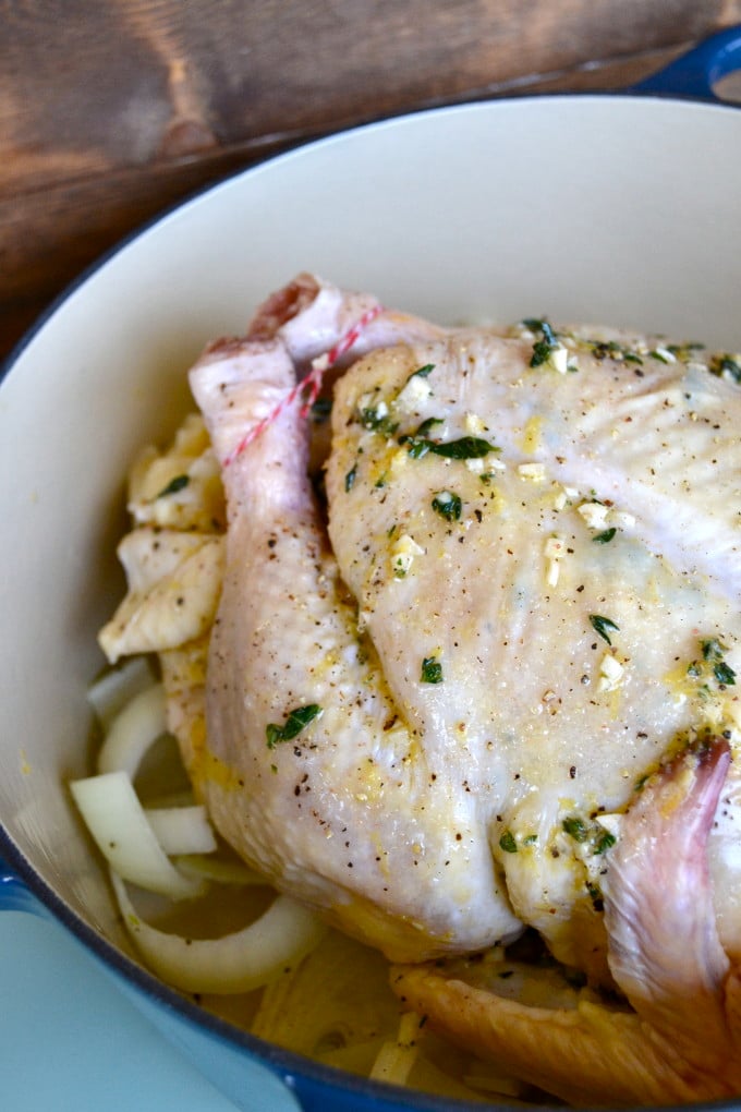 Dutch Oven Whole Roast Chicken - Ahead of Thyme