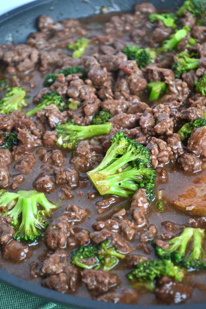 When you are craving chinese food on Whole30 this Five Spice Beef & Broccoli hits the spot! Simple to throw together, and full of flavor thanks to Simply Organics 5 Spice Powder! Paleo// healthy