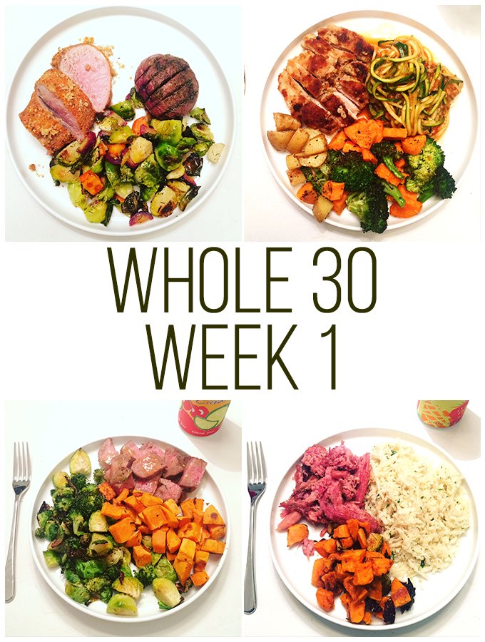 My Whole30 experience - week 1: meals & how I feel!