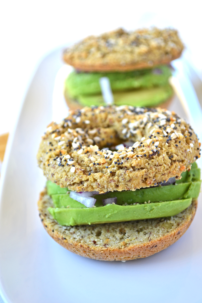 Paleo Everything Bagels! These bagels come together in one bowl and 30 minutes! Perfect alternative on a paleo diet!