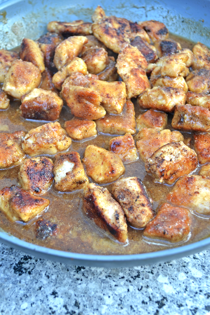 This Orange Chicken will make you forget about Panda Express! Orange Juice brings sweetness with no added sugar and coconut flour breads the chicken perfectly for a guilt free chinese dish! Whole30 approved & Paleo!