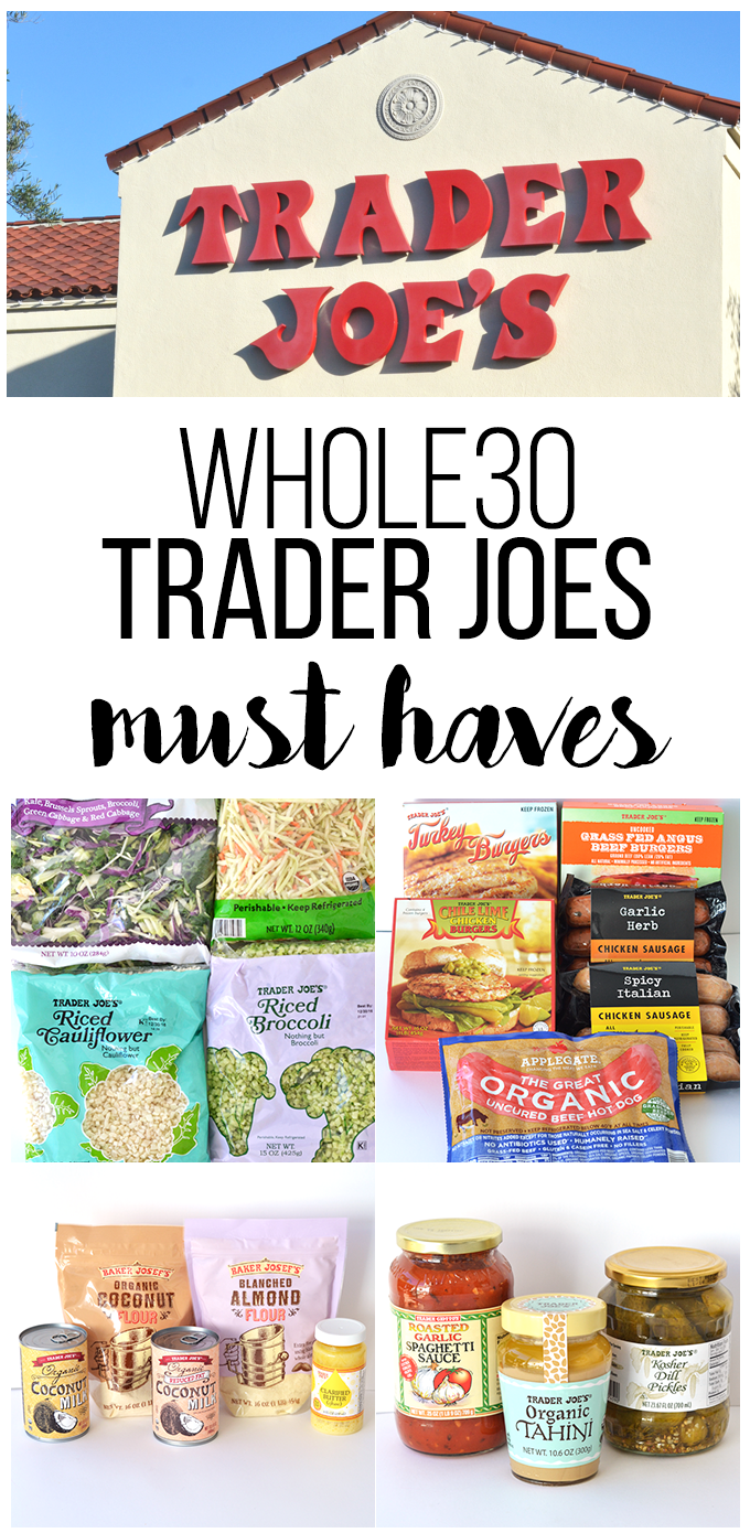 Whole30 Trader Joes Shopping List - Trader Joes is the perfect place to find all of your Whole30 needs! From meat to nuts to coconut milk, there are endless options to find!