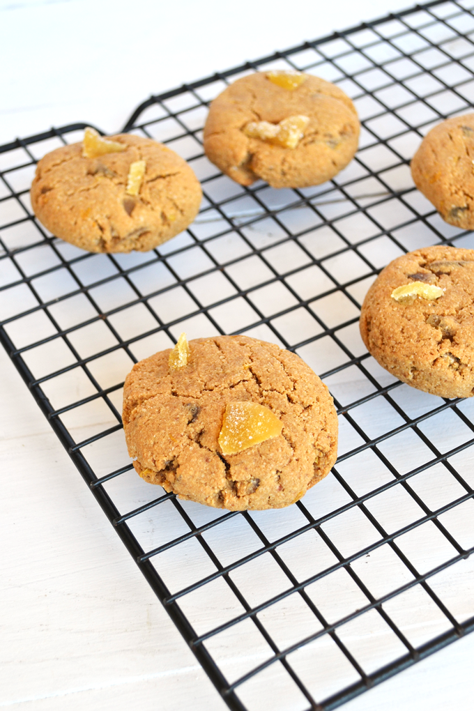 These Double Ginger Lemon Paleo Cookies are grain free, refined sugar free and packed with flavor!! Super simple and clean dessert that everyone can enjoy!