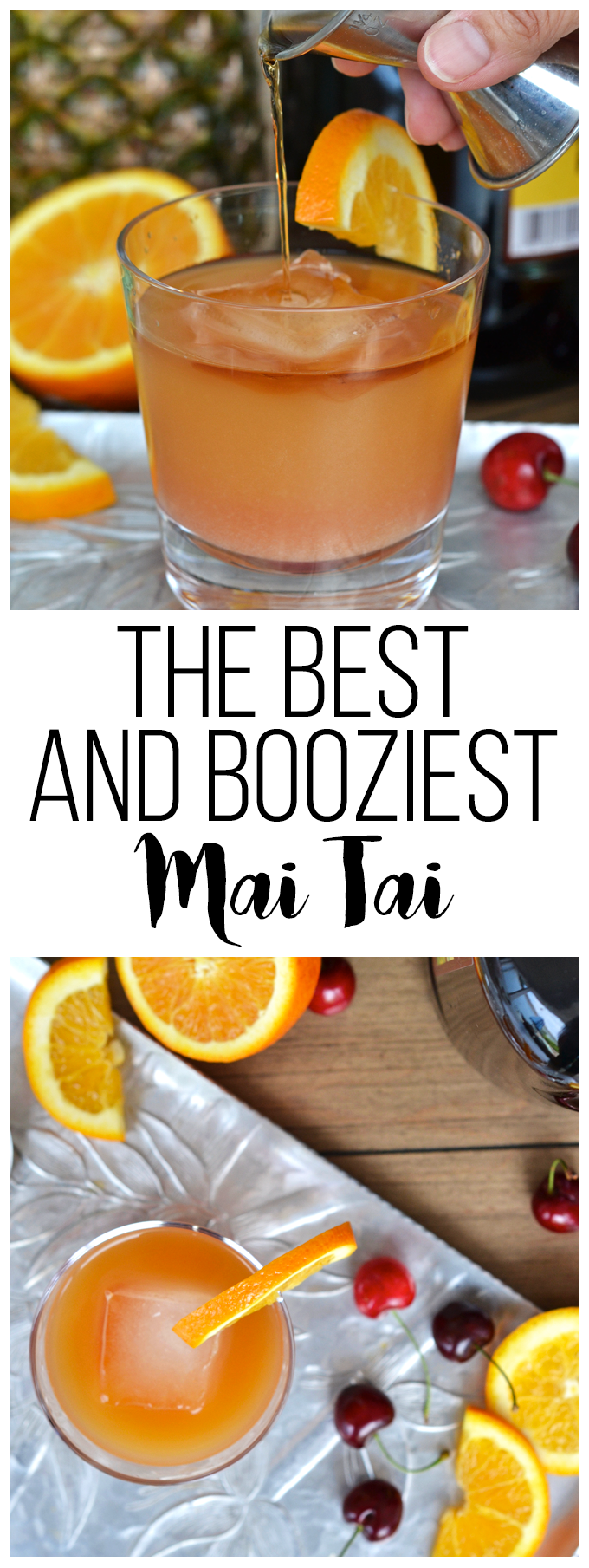 The best and booziest mai tai ever!! Perfect tropical summer cocktail!