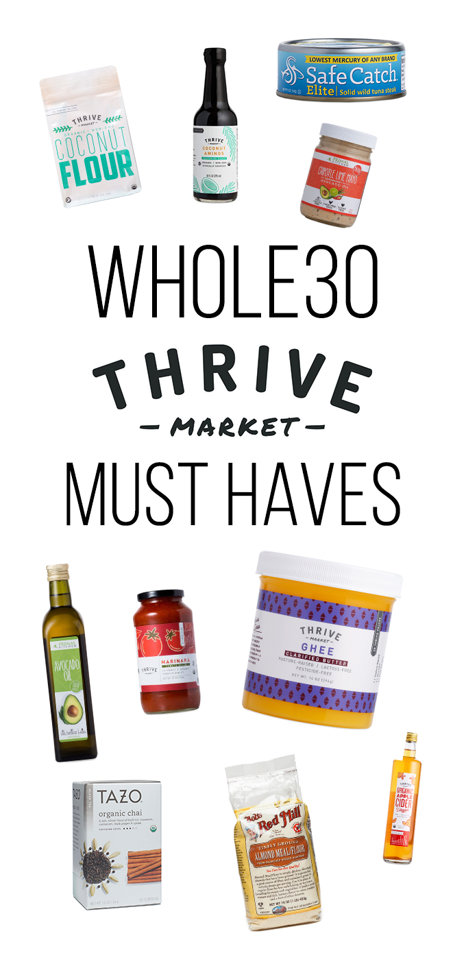 Looking for a Thrive Market Whole30 Shopping list? Look no further! Thrive Market has all of the pantry staples you need and at low prices no less!