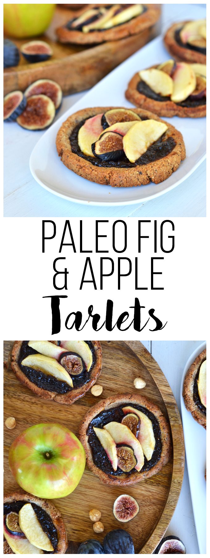 These Paleo Apple & Fig Tartlets are the perfect grain-free dessert for fall! These come together fast and everyone will love them!