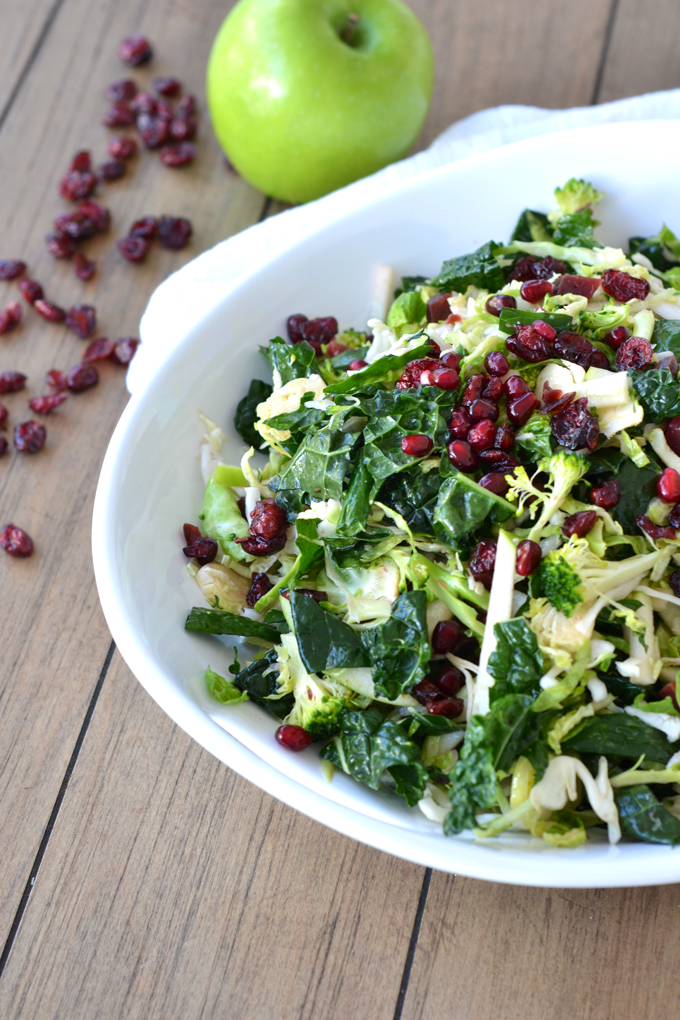 This Superfood Salad is packed with tons of nutrients and coated with a Vanilla Lime Vinaigrette! Paleo & Whole30 compliant!