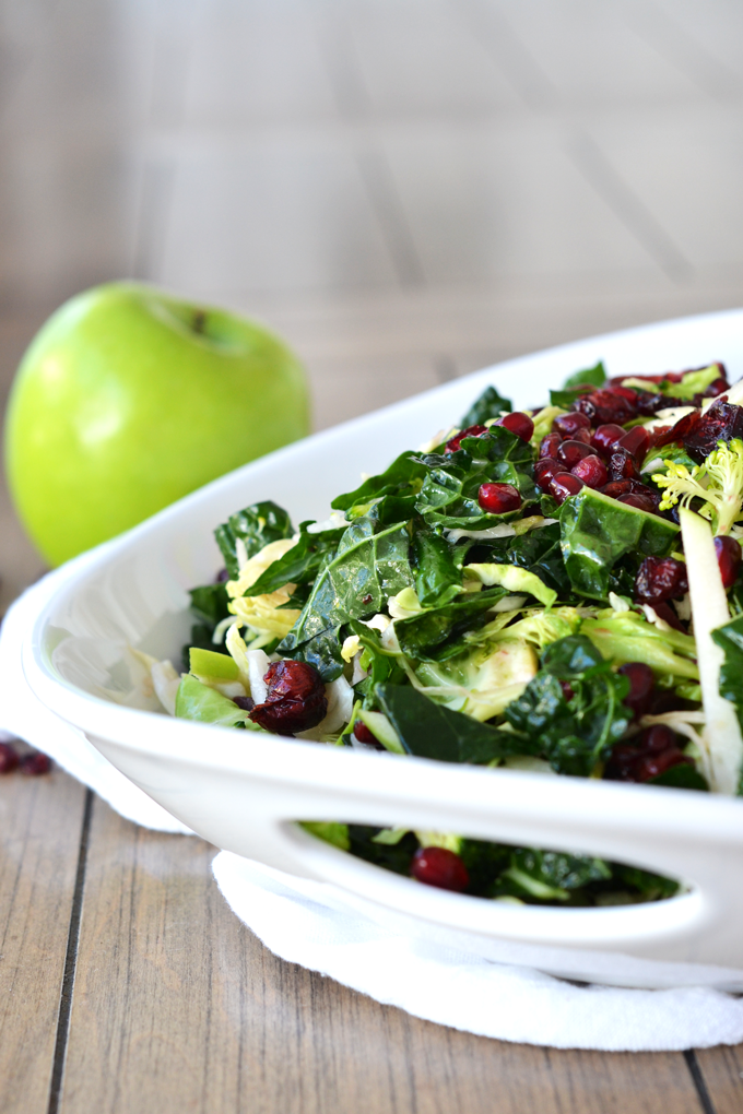 This Superfood Salad is packed with tons of nutrients and coated with a Vanilla Lime Vinaigrette! Paleo & Whole30 compliant!