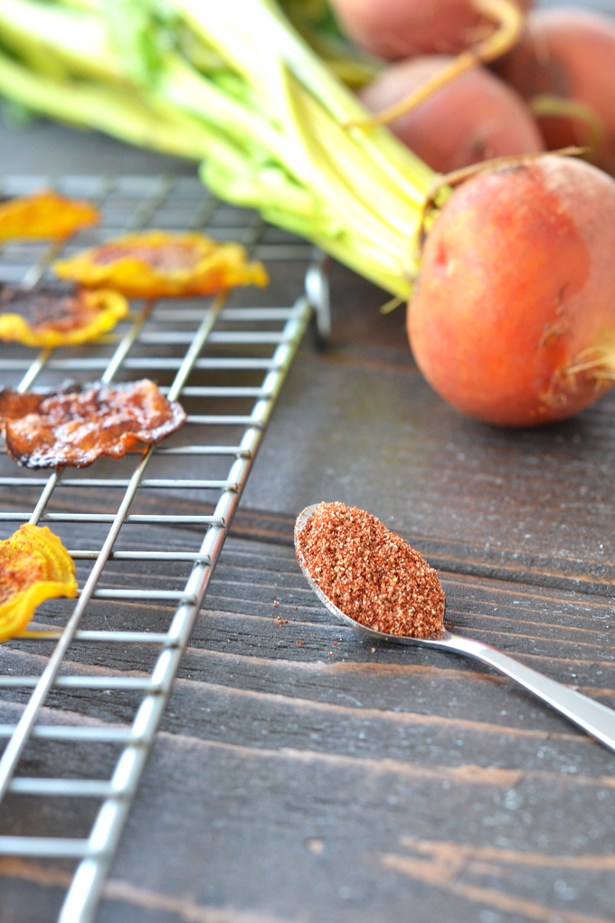 These BBQ Beets Chips are super easy to throw together for a healthy snack option! Whole30 and paleo approved with simple ingredients.