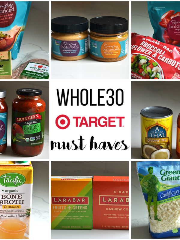 This Whole30 Target Must Haves list is the perfect shopping list to guarantee a healthy trip to the store!