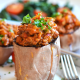 These Curried Turkey Sloppy Joes in Sweet Potato Bowls are the perfect healthy comfort food for your whole30! Packed with nutrients and flavor for a balanced dinner!