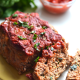 This Tomato Basil Turkey Meatloaf recipe is a perfect whole30 & paleo option that is super easy to throw together for a weeknight dinner!