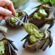 This Avocado Pesto Roasted Artichokes recipe is the perfect, healthy and beautiful appetizer for any occasion! It is whole30, paleo and dairy free!