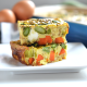 This Spring Veggie Egg Bake is a great way to get your vegetables in at breakfast! Also a great Whole30 & Paleo option for Easter Brunch!