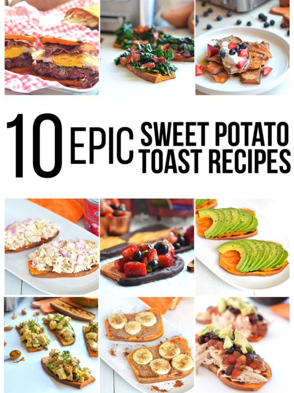 These 10 Sweet Potato Toast Recipes are great alternatives to bread for any time of the day!