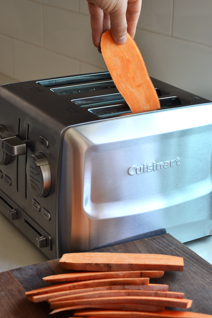 Cooking Sweet Potatoes in a Toaster for Sweet Potato Toast!