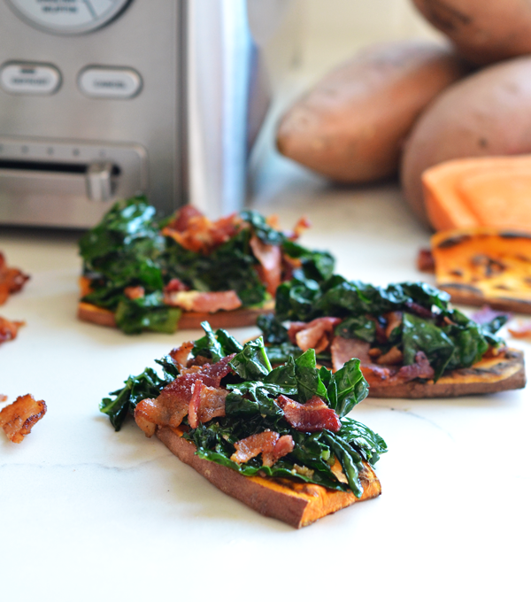 This Bacon Kale Sweet Potato Toast is Paleo, grain-free and packed with nutrients!