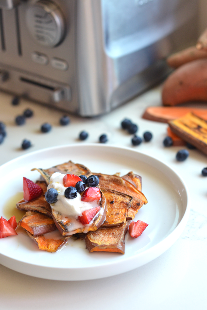 Sweet Potato Toast French Toast - a simple, tasty and Paleo friendly breakfast or snack!