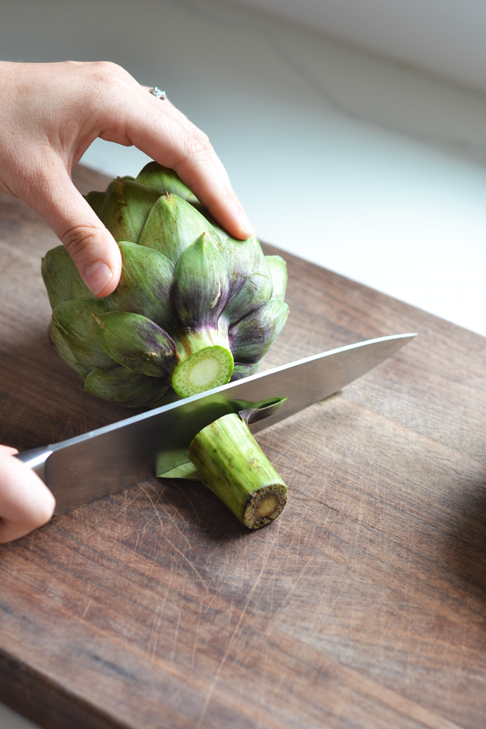 This Whole30 Artichoke Platter is the perfect appetizer to bring to a potluck or barbecue this summer or any time of the year!