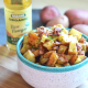 This Bacon Dill Roasted Potato Salad is the perfect paleo and Whole30 side dish for a summer party!