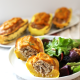 This Harvest Turkey Meatloaf Stuffed Delicata Squash is the perfect fall time meal! It is paleo and so easy to throw together!