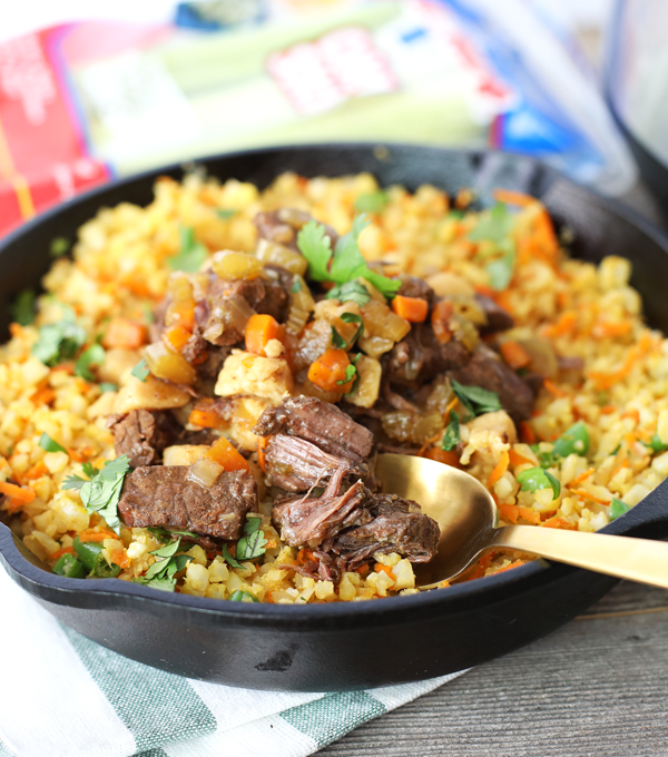 This Instant Pot Five Spice Beef Stew is the perfect way to mix up a comfort food classic! It is Whole30 and Paleo - perfect for the whole family!