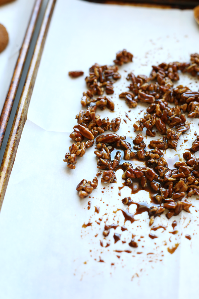 These Paleo Sticky Bun Snickerdoodles are a great way to get some fall baking in while keeping it clean and delicious!