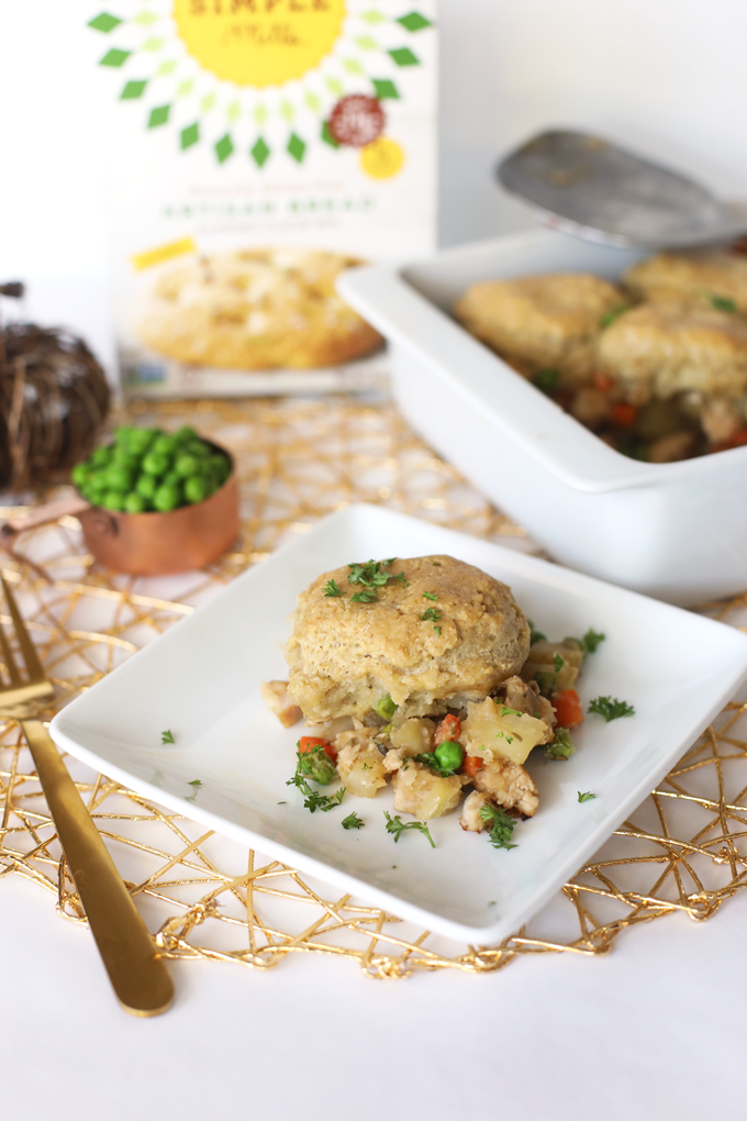 This Chicken Pot Pie Casserole is the best way to enjoy comfort food in a paleo, healthy and delicious way! 